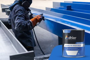 Aplicacion de pintura para altas temperaturas