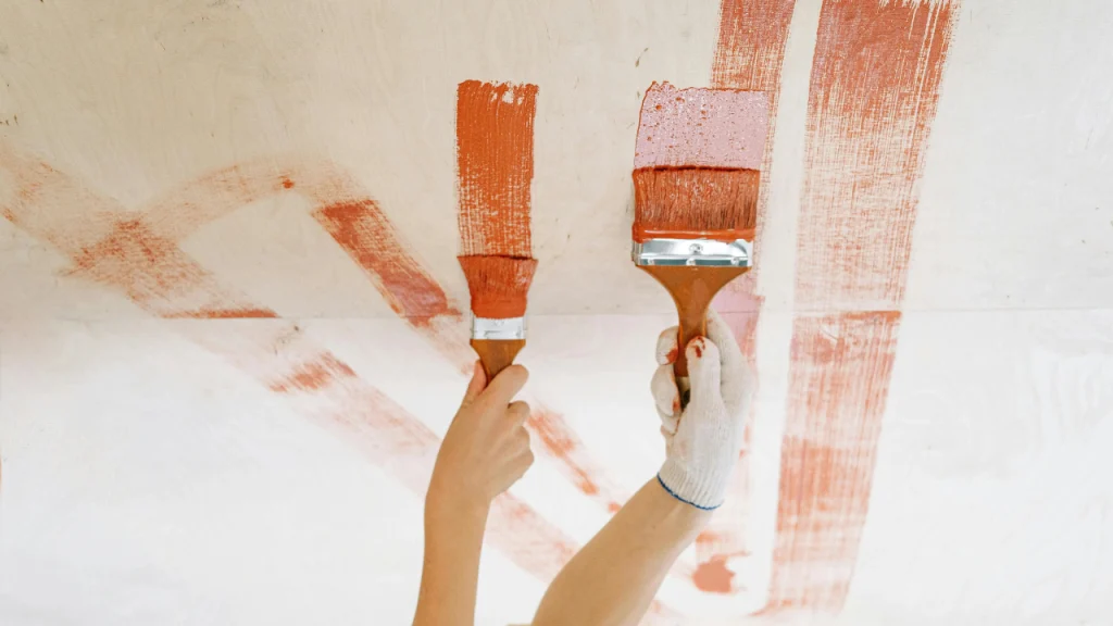 Las herramientas de aplicación son tan importantes como la pintura misma.