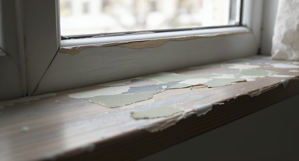 Desgaste cuando no se aplica productor para proteger la madera